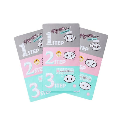 HOLIKA HOLIKA 3 Steps Nose Blackheads Removing Patch (1pc) - Beauty Korea Dubai