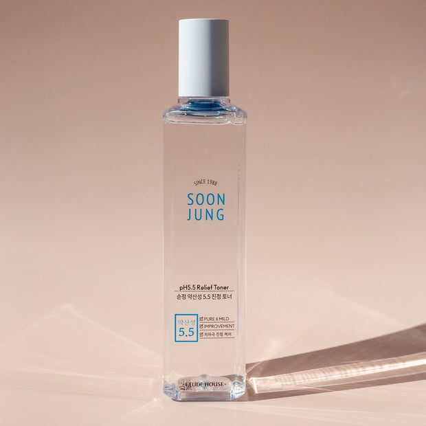 Etude House Soon Jung pH 5.5 Relief Toner, 200ml (soothing and for sensitive skin)