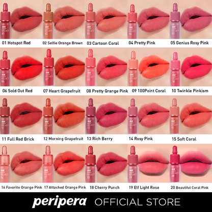 Peripera Ink the Velvet AIRY Liptint (new colors!),1pc - Beauty Korea Dubai