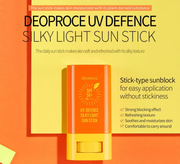 DEOPROCE UV DEFENSE SILKY LIGHT SUN STICK SPF 50+ PA++++ 18г, 1шт