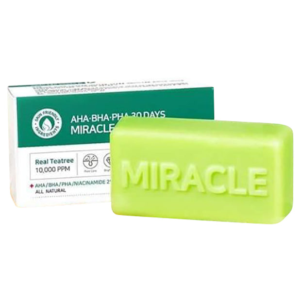 Some By Mi AHA BHA PHA 30days Miracle Soap Cleansing Bar,100g