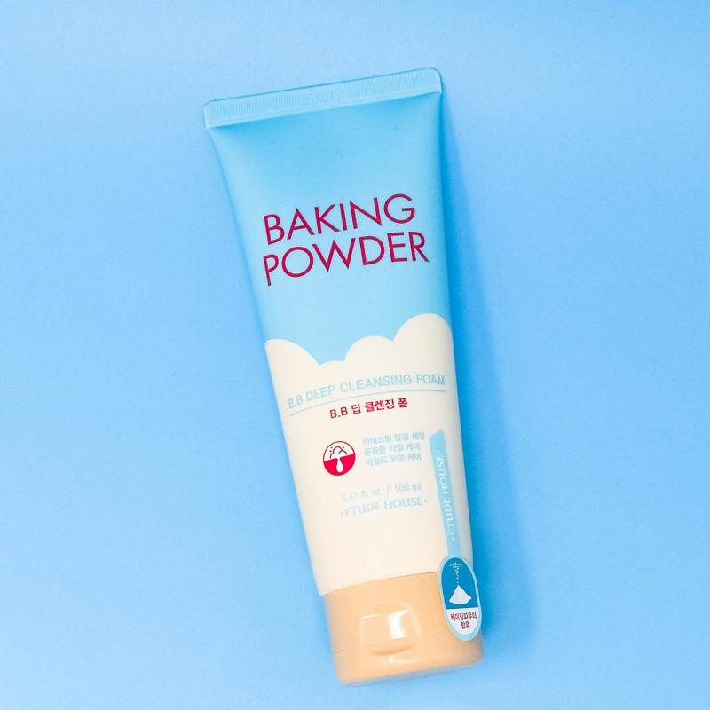 ETUDE HOUSE Baking Powder B.B Deep Cleansing Foam 160ml, 1pc - Beauty Korea Dubai