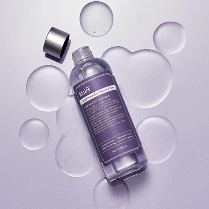 Dear Klairs Supple Preparation Unscented Toner, 180ml - Beauty Korea Dubai